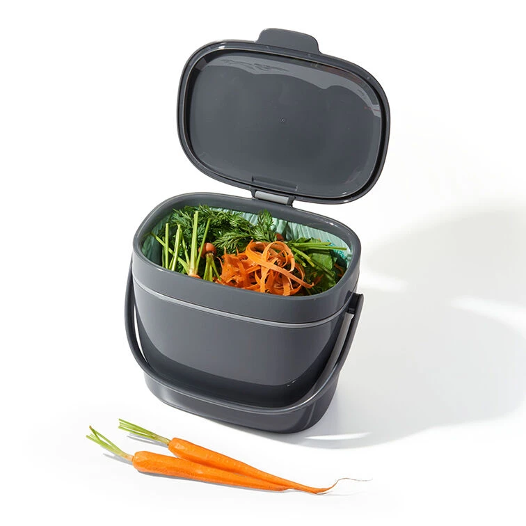 OXO Good Grips Compostemmer 6,5 Liter Kunststof Grijs 4 OXO Good Grips Compostemmer 6,5 Liter Kunststof Grijs - Image 4