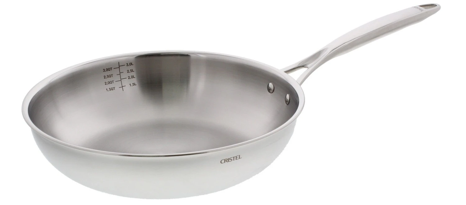 Cristel Castel'Pro Multiply Koekenpan ø 28 Cm Rvs 1 Cristel Castel'Pro Multiply Koekenpan ø 28 Cm Rvs