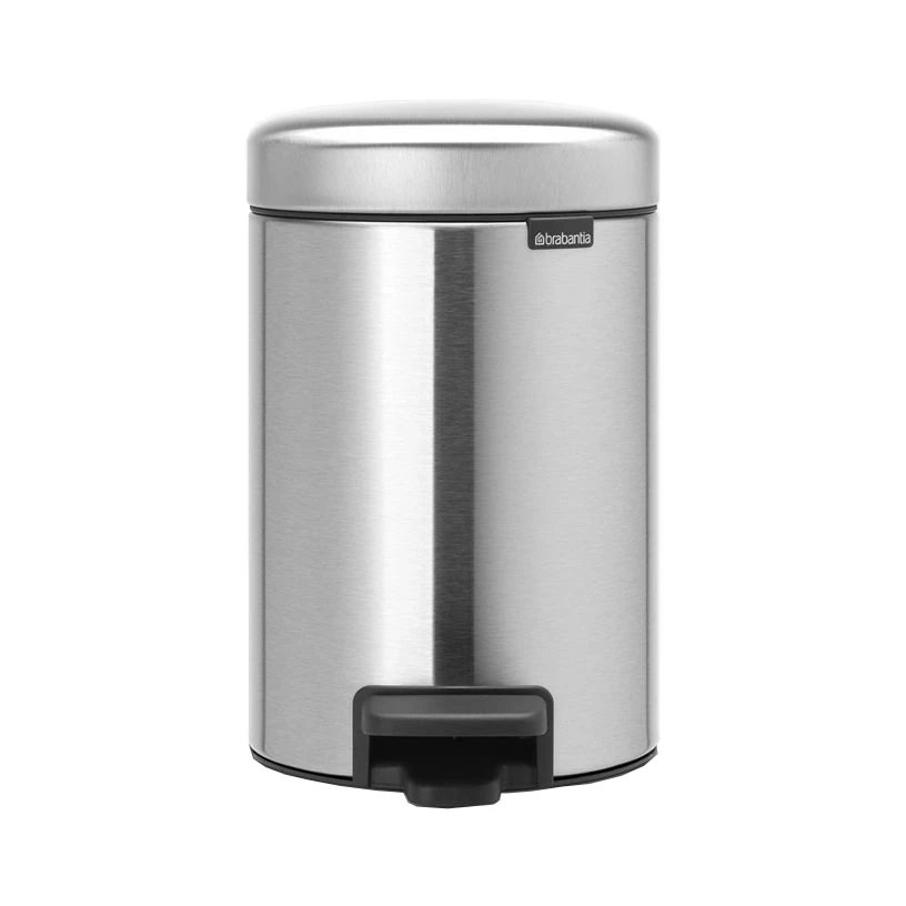 Brabantia Newicon Pedaalemmer 3 Liter Matt Steel 1 Brabantia Newicon Pedaalemmer 3 Liter Matt Steel