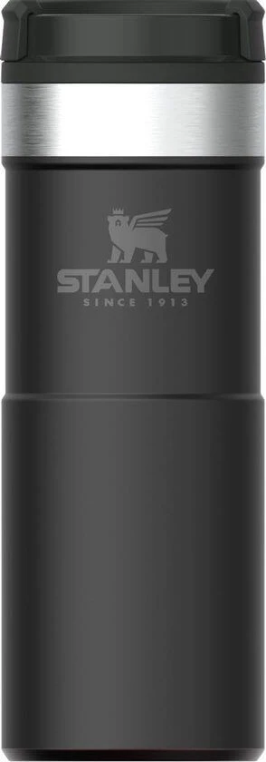 Stanley The NeverLeak Travel Mug 470 Ml Matte Black Pebble 1 Stanley The NeverLeak Travel Mug 470 Ml Matte Black Pebble