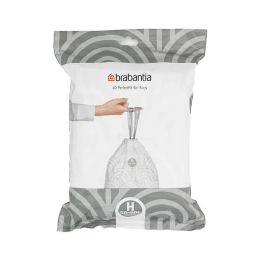 Brabantia PerfectFit H Afvalzakken Met Trekband 50 Tot 60 Liter 40 Stuks -Keuken Verkoop 32 1 1