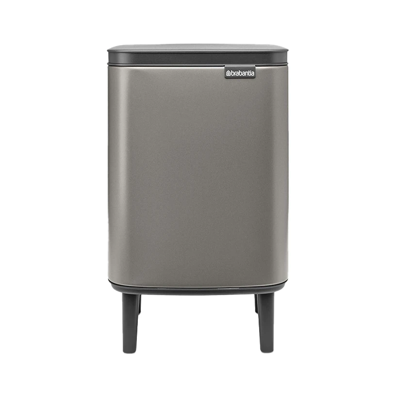 Brabantia Bo Hi Afvalemmer 7 Liter Platinum 1 Brabantia Bo Hi Afvalemmer 7 Liter Platinum