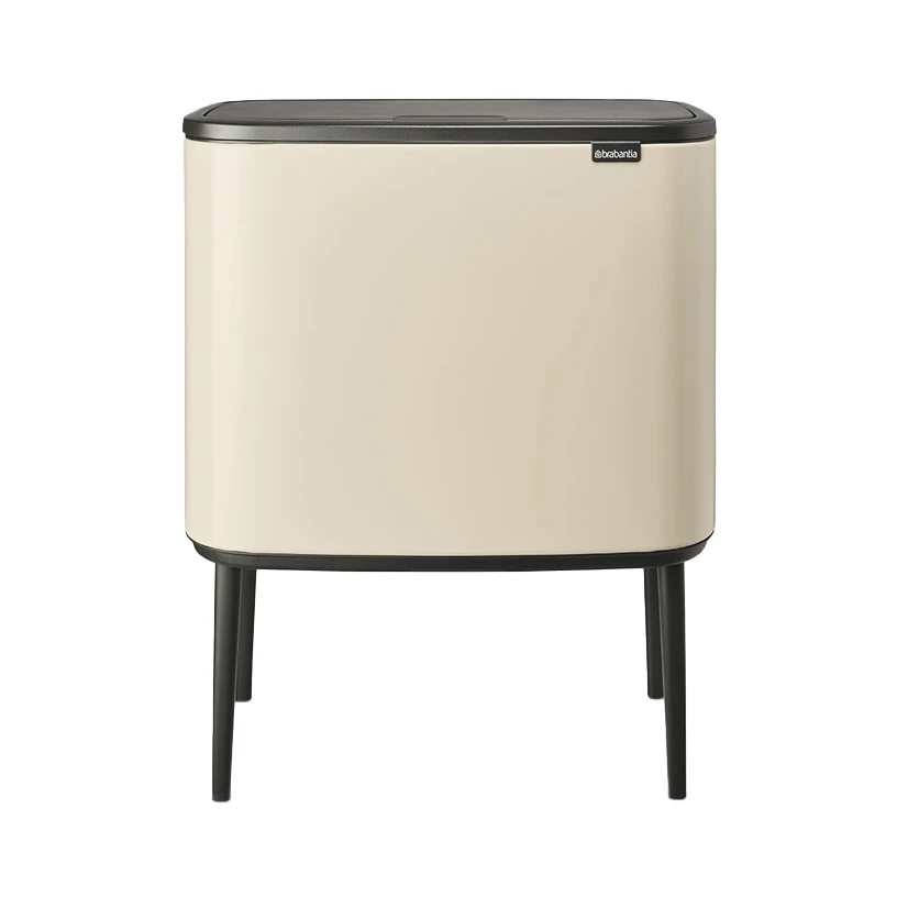 Brabantia Bo Touch Afvalemmer 36 Liter Soft Beige 1 Brabantia Bo Touch Afvalemmer 36 Liter Soft Beige