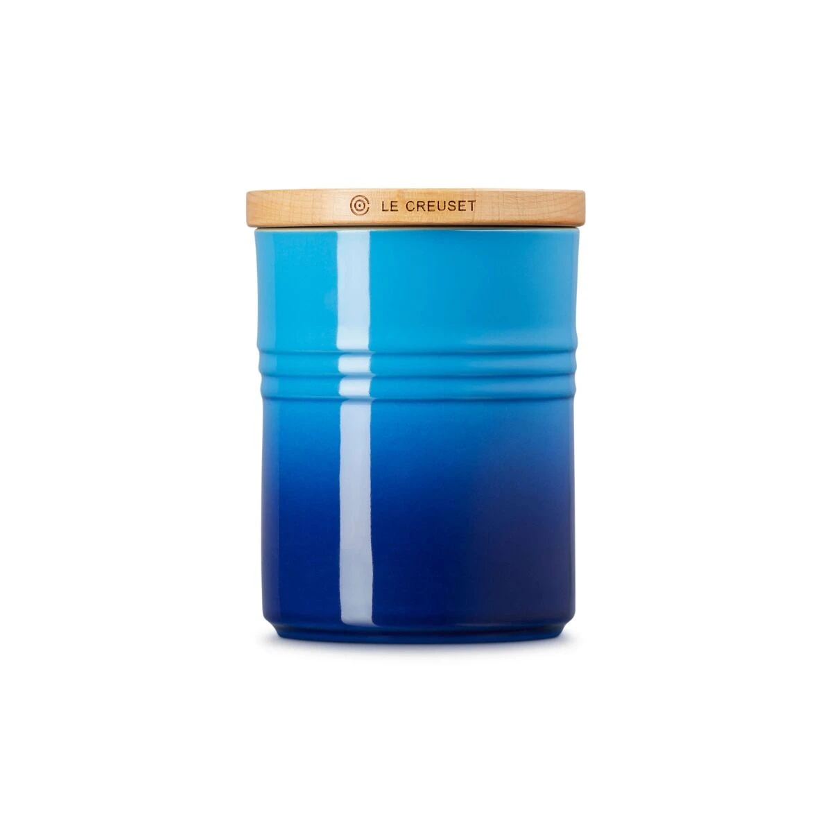 Le Creuset Voorraadpot Met Houten Deksel ø 10 X 12 Cm Aardewerk Azure 2 Le Creuset Voorraadpot Met Houten Deksel ø 10 X 12 Cm Aardewerk Azure - Image 2