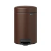 Brabantia Newicon Pedaalemmer 3 Liter Mineral Cosy Brown