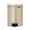 Brabantia Newicon Pedaalemmer 5 Liter Metallic Gold
