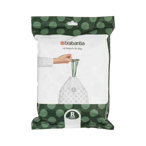 Brabantia PerfectFit R Afvalzakken Met Trekband 36 Liter 40 Stuks -Keuken Verkoop 74