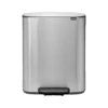 Brabantia Bo Pedaalemmer 60 Liter Matt Steel Fingerprint Proof