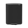 Brabantia Bo Pedaalemmer 2 X 30 Liter Matt Black