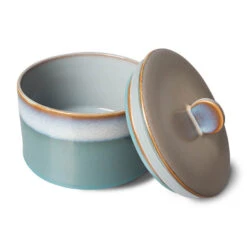 HK Living 70's ACE7081 Dusk Voorraadpot 1,65 Liter Aardewerk -Keuken Verkoop ace7081 lr b 01 1