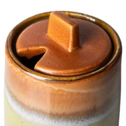 HK Living 70's ACE7083 Suikerpot En Melkkan Aardewerk Peat-Berry 2-delig -Keuken Verkoop ace7083 lr d 01 1