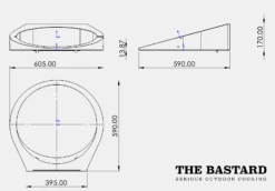 The Bastard Pizza-rotisserie Voor Large -Keuken Verkoop afmetingen rotisserie