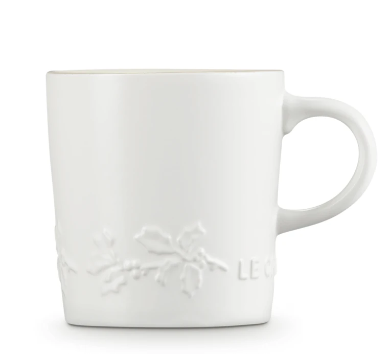 Le Creuset Holly Collectie Mok 200 Ml Aardewerk Katoenwit 5 Le Creuset Holly Collectie Mok 200 Ml Aardewerk Katoenwit - Image 5