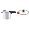 Fissler Vitaquick Snelkookpan Met Extra Glasdeksel 6 Liter ø 22 Cm Rvs