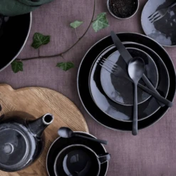 Broste Copenhagen Nordic Coal Serviesset 16-delig -Keuken Verkoop nordic coal 4
