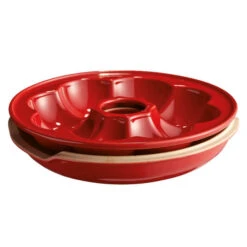 Emile Henry Broodbakvorm Kroonvormig ø 30,5 Cm Aardewerk Rood -Keuken Verkoop schermopname 232