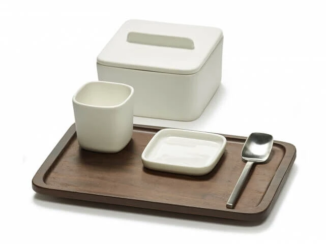 Serax HEII Marcel Wolterinck Bord Vierkant 28 X 28 Cm Porselein Wit 5 Serax HEII Marcel Wolterinck Bord Vierkant 28 X 28 Cm Porselein Wit - Image 5