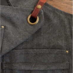 Alaskan Maker N°325 Schort Met Nek- En Middelband Katoen Black -Keuken Verkoop tablier vintage 325 2