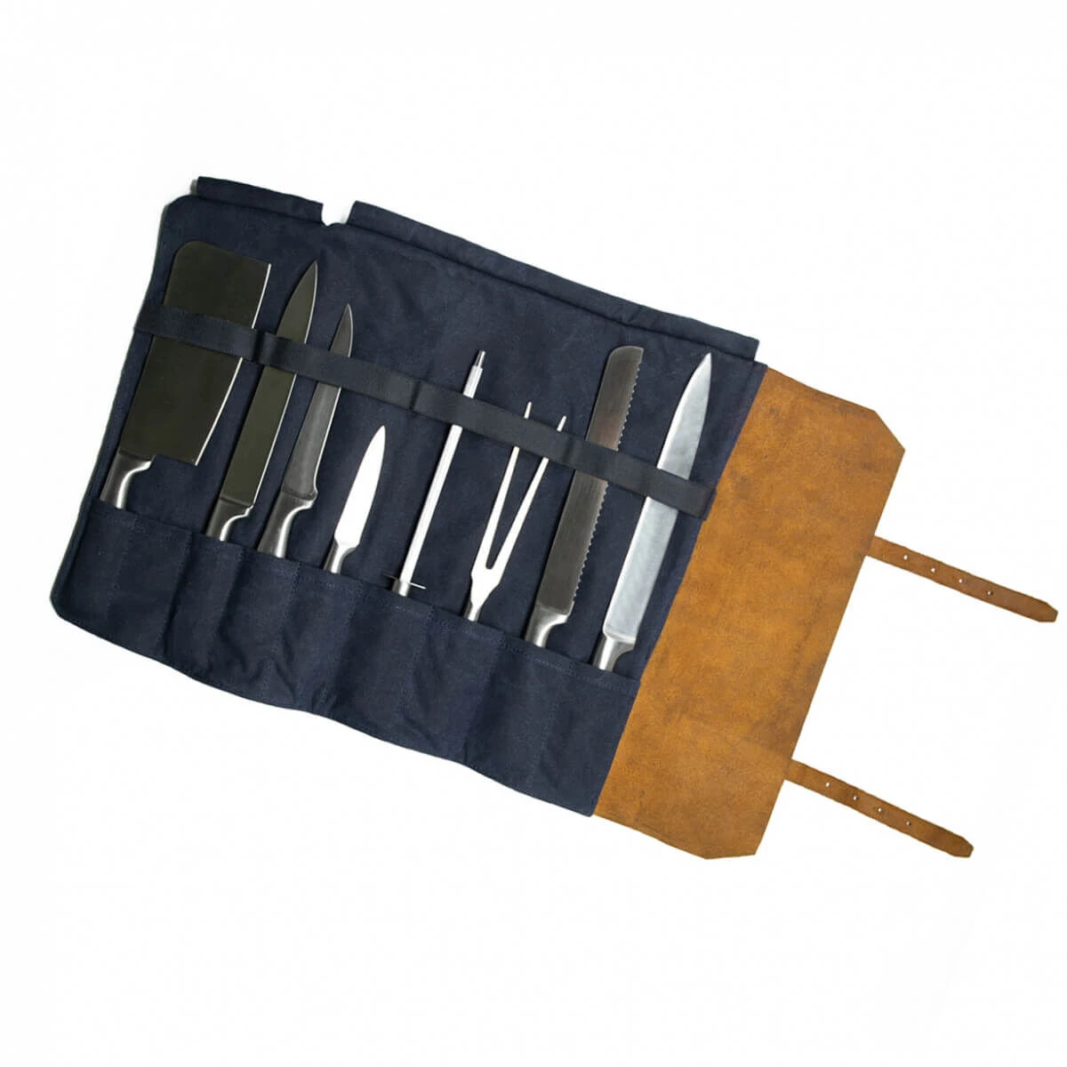 Alaskan Maker Chef Messentas 61 Cm X 38,5 Cm Voor 9 Messen Navy Blue 2 Alaskan Maker Chef Messentas 61 Cm X 38,5 Cm Voor 9 Messen Navy Blue - Image 2
