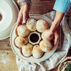 Emile Henry Broodbakvorm Kroonvormig ø 30,5 Cm Aardewerk Rood -Keuken Verkoop univ 2 2 1
